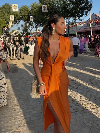 Sofia | Abito plissé elegante
