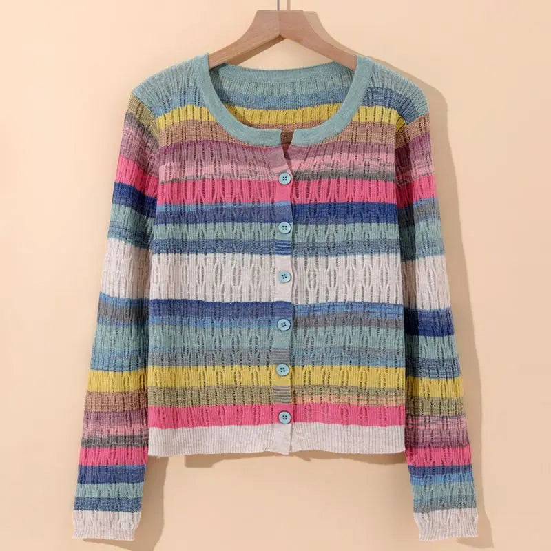 Myrna | Gilet a righe ispirato al vintage