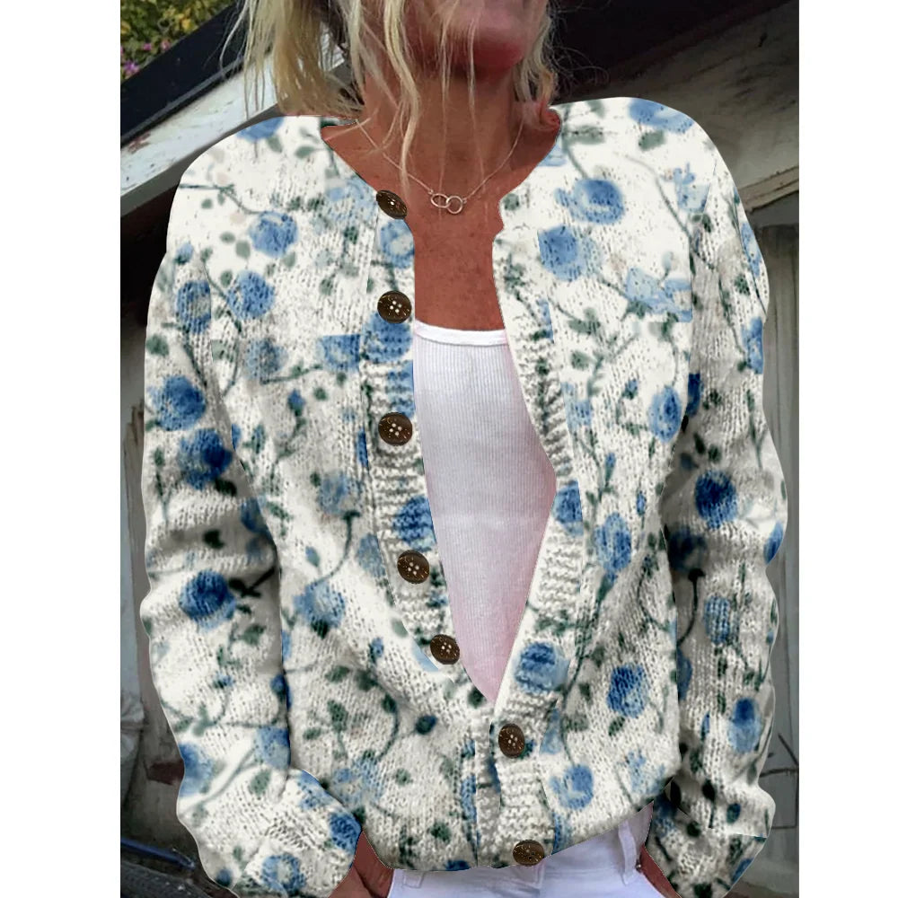 Svenja | Elegante gilet con stampa