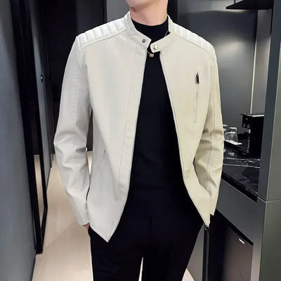 Giacca Elegante in Pelle