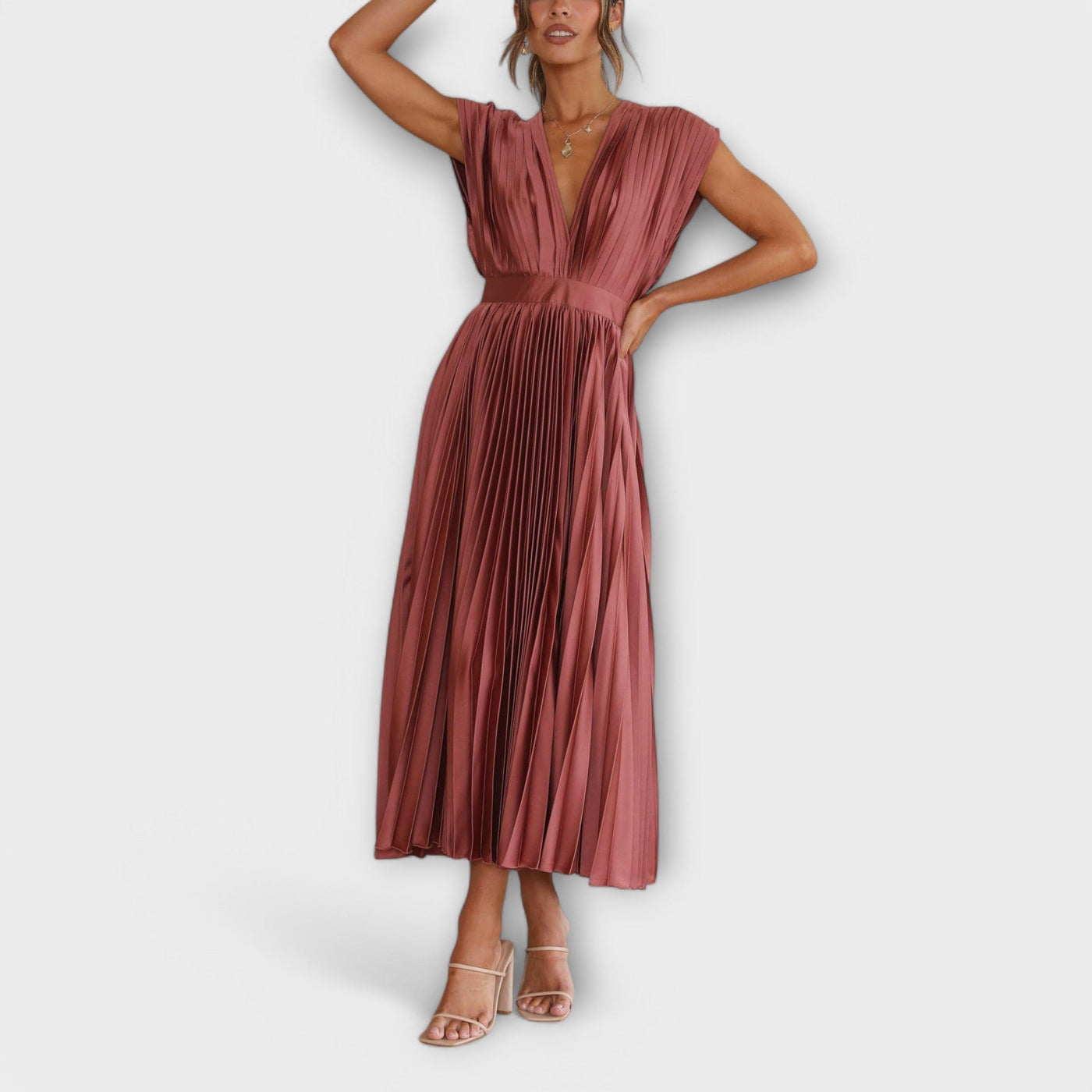 Giulia™ | Abito plissettato elegante