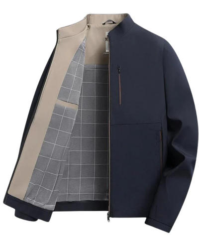 Giacca Classica con Chiusura a Zip