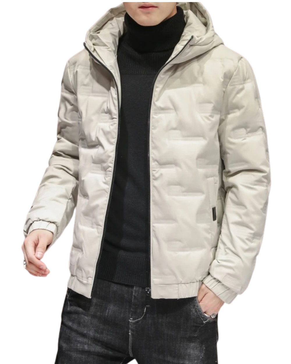 Giacca puffer elegante da uomo