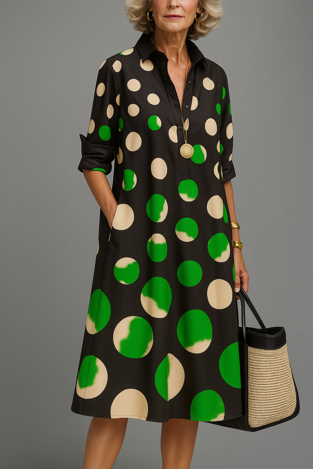 Francesca™ | Abito midi luxe – eleganza senza sforzo