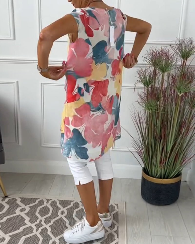Caterina™ | Blusa floreale casual