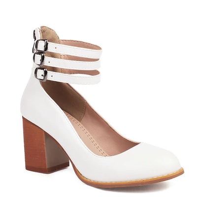 Elisa™| Sandali lisci tacco spesso