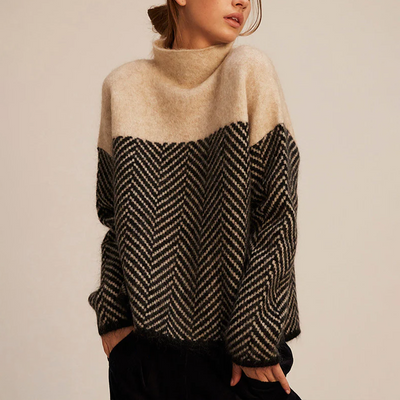Emanuela™ | Top a collo alto di tendenza