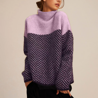 Emanuela™ | Top a collo alto di tendenza