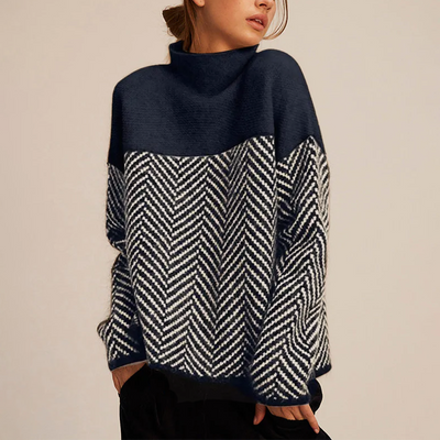 Emanuela™ | Top a collo alto di tendenza