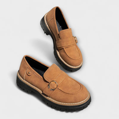 Lora – Mocassini Casual con Punta Tonda