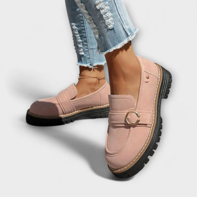 Lora – Mocassini Casual con Punta Tonda