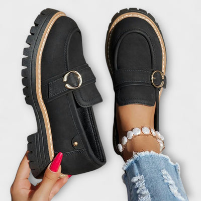 Lora – Mocassini Casual con Punta Tonda