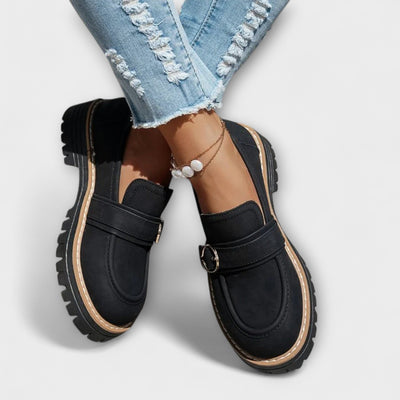 Lora – Mocassini Casual con Punta Tonda