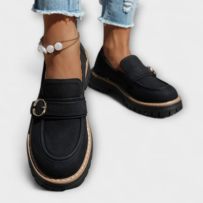 Lora – Mocassini Casual con Punta Tonda