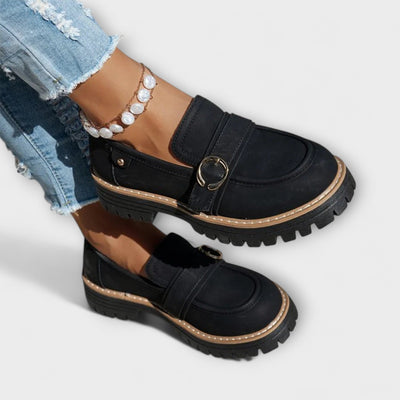 Lora – Mocassini Casual con Punta Tonda
