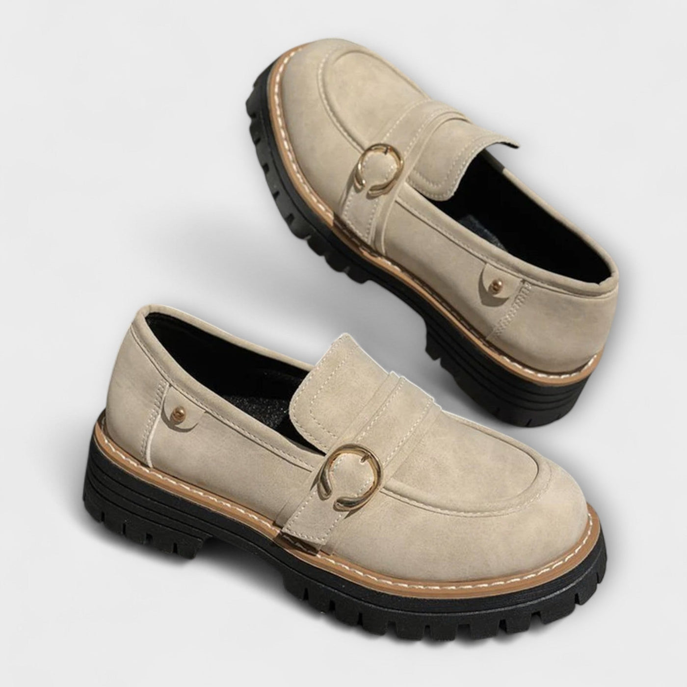 Lora – Mocassini Casual con Punta Tonda