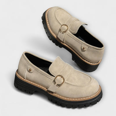 Lora – Mocassini Casual con Punta Tonda