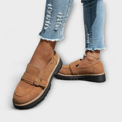 Lora – Mocassini Casual con Punta Tonda