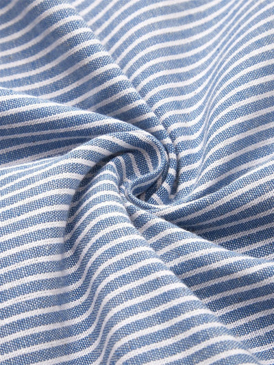 Lemoine | Lenna Robe Midi En Coton Rayé