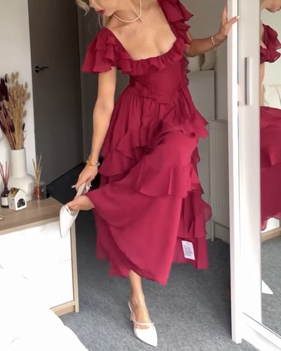 Elisa - Dress with Ruffles