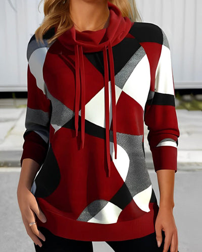 Clara | Maglione con stampa artistica e cappuccio
