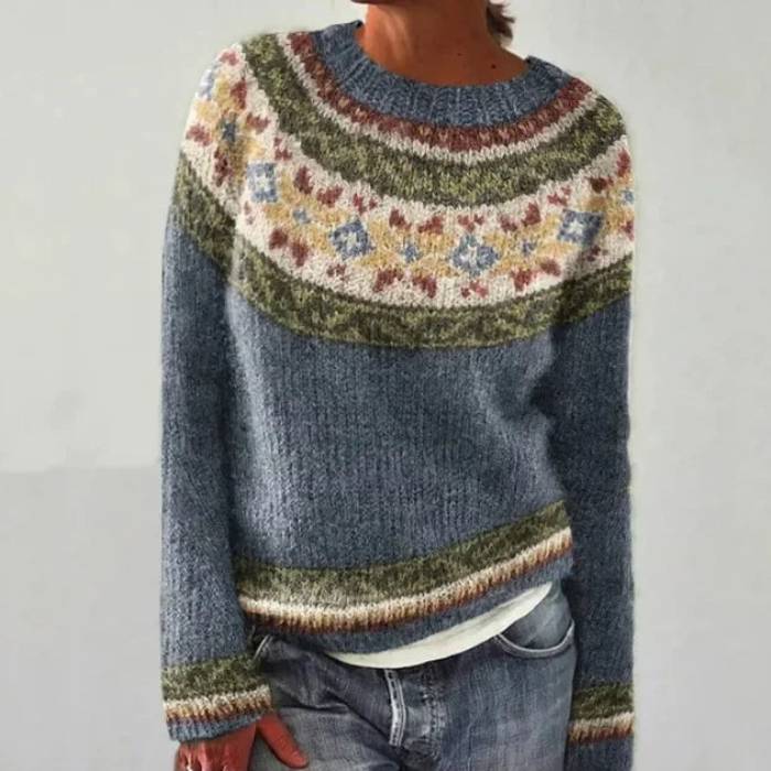Ella™ - Élégant Pull Rétro